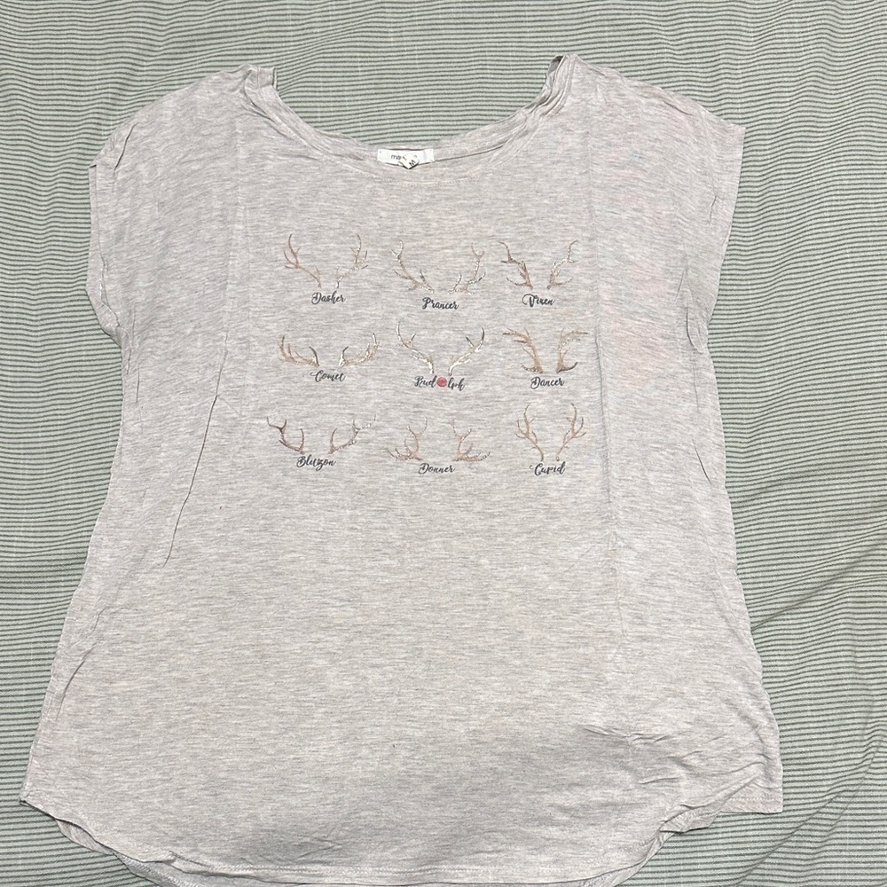 Maurices Gray Short Sleeve Tee